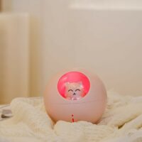 Humidificador de aire Cute Planet Cat LED kawaii