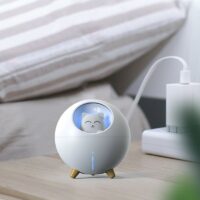 Humidificateur d'air Cute Planet Cat LED kawaii