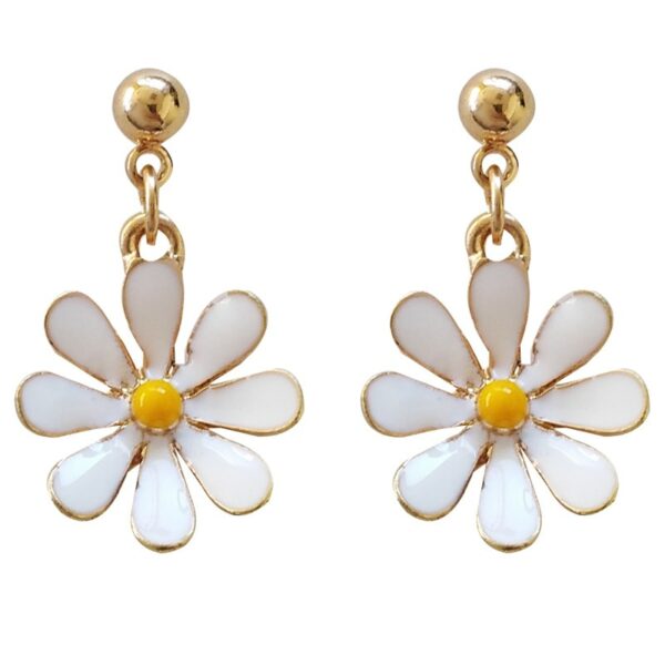 Small Daisy Flower Earrings Daisy Flower kawaii
