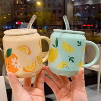 카와이 밀짚 과일 컵 커피 컵 귀엽다