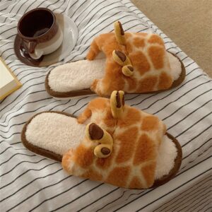Simpatiche pantofole ispirate alla giraffa Giraffa kawaii