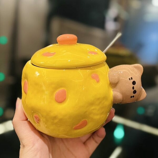 Kawaii Cookie Inspired Mug cat Mug kawaii
