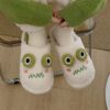 Frog Face Slippers Cotton Slippers kawaii