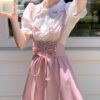 Kawaii Pink Sweet Mini Dresses Korean kawaii