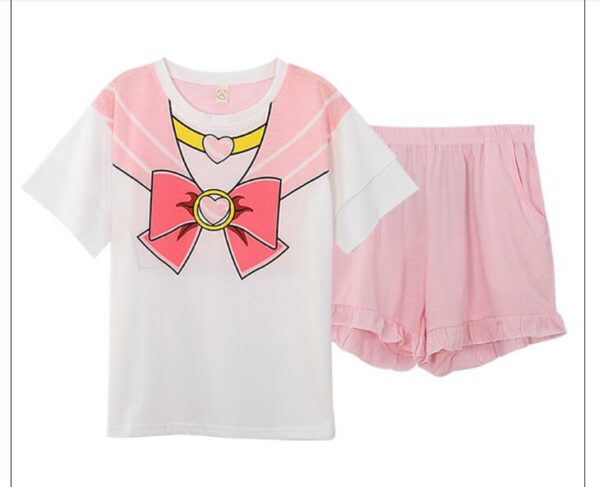 Sailor Moon Pink Pajamas Pink Pajamas kawaii