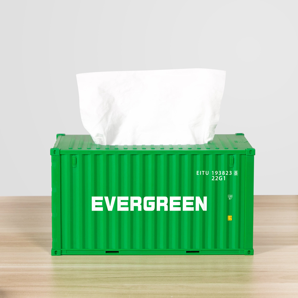 Cargo Container Tissue Box Cover