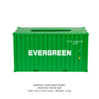 Cargo Container Tissue Box Lock Container Box kawaii