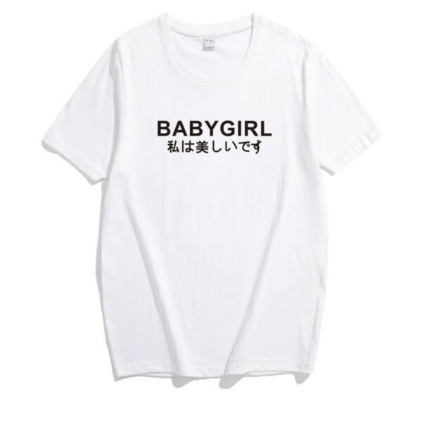 Baby Girl Japanese Print Tee Baby Girl kawaii