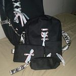 Cute Ribbon Backpack Set