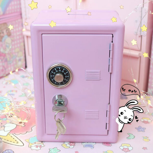 Mini Locker Storage Cabinet Safe Ins kawaii