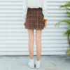 Cute Korean Woolen Skirt Harajuku kawaii