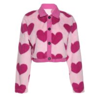 Heart Plush Jacket Heart kawaii