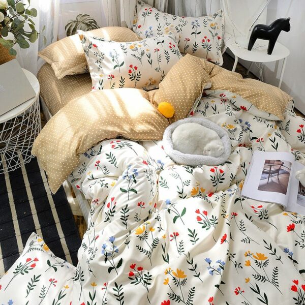 Lucky Clovers Bed Set Bedding Set kawaii