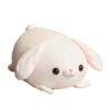 Kawaii White Laying Bunny Plushie Toy Animal kawaii