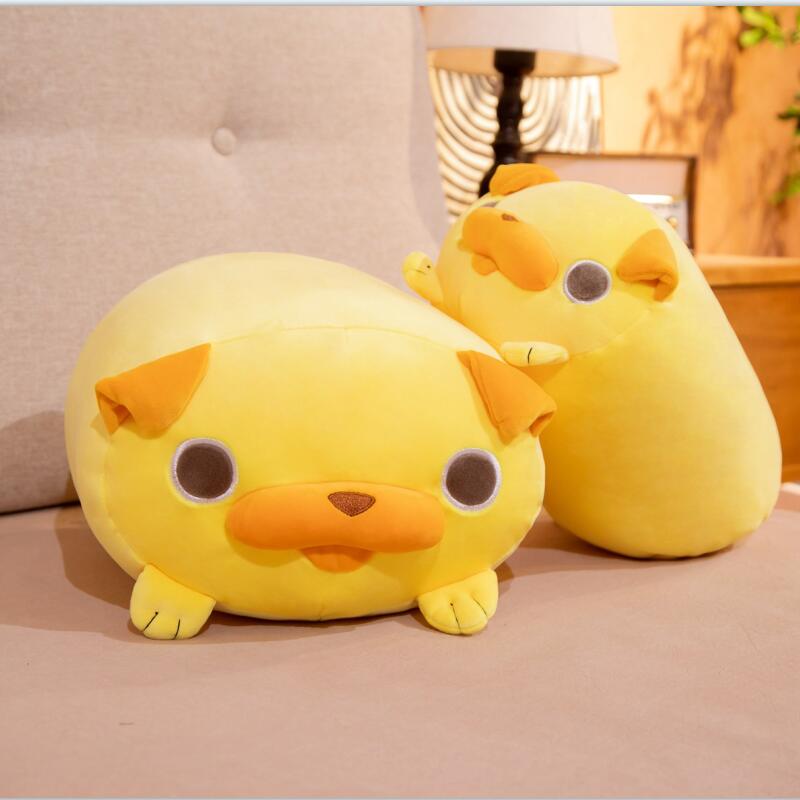 Kawaii Yellow Pug Plushies Toys