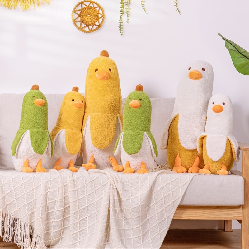 Fluffy Banana Duck Crew Plushies