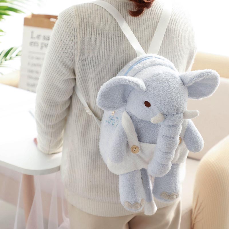 Cute Plush Elephant Backpack