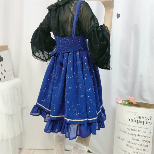 Lolita Slip Dress With Bowkont Japanese kawaii