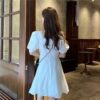 Korean Sweet A-LINE Mini Dress Korean kawaii