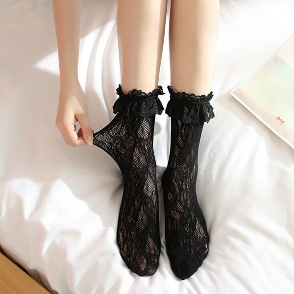 Lolita Lace Patterns Socks Cool Socks kawaii