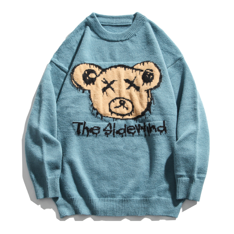 Korean Style Bear Knitted Sweater