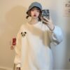 Cute Panda Loose Sweatshirt Hoodie Coat kawaii