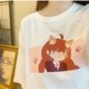 Kawaii Anime Printed Soft Girl T-shirt Anime kawaii