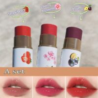 Farbwechselnder, fruchtiger Lippenstift Fruchtiges Kawaii