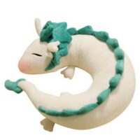 Almofada de pescoço de viagem de dragão de desenho animado Kawaii Dragão kawaii