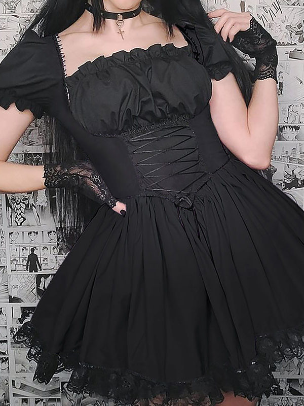 Babydoll Maiden Dress Gothic kawaii