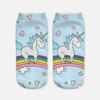 Kawaii Harajuku 3D Unicorn Socks Art Socks kawaii