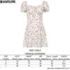 Floral Puff Sleeve Ruffle Summer Dress Floral Dress kawaii
