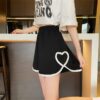 Korean Fashion Love Heart Sport Shorts Korean kawaii