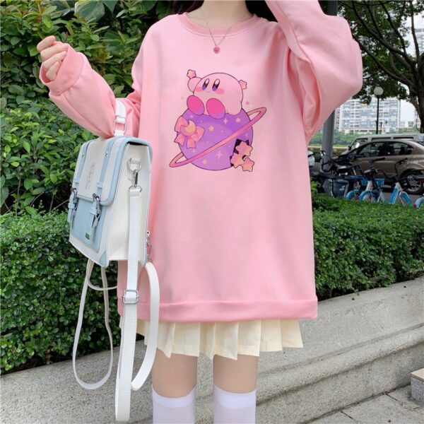 Kawaii Cute Cotton Kirby Hoodie Anime kawaii