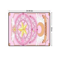 Розовый светодиодный коврик для мыши Kawaii Cardcaptor Sakura Cardcaptor Сакура кавай