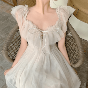 Fairy Off Shoulder Lace Dress Fairy kawaii