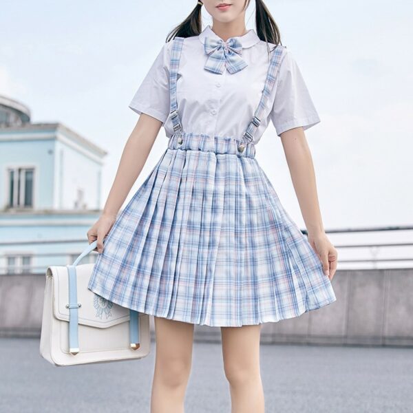 Japanese School Girl Suspender Skirt Cosplay kawaii
