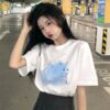 Kawaii Korean Style All-match Loose T-shirt Korean kawaii