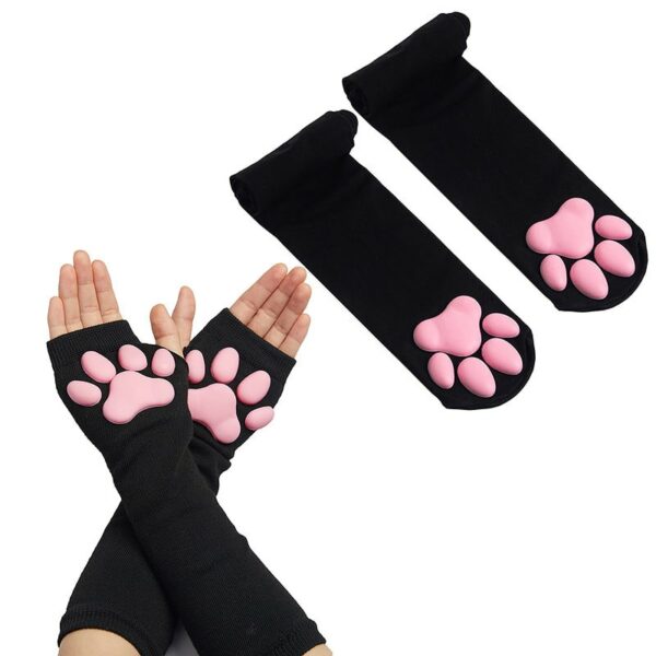 Kawaii 3D Cute Cat Paw Cosplay Gloves Cat Paw kawaii