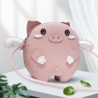 Niedliches Schweinchen-Handwerksset aus selbstgemachten Taschenmaterialien DIY-Kawaii