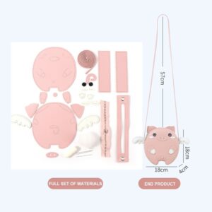 Cute Pig Handcraft Self-made Bag Materials Set