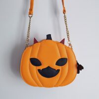 Bolso de hombro de calabaza de Halloween kawaii de halloween