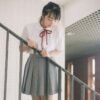 School Uniforms Sailor Shirt + Pleated Skirt Sets Japanese kawaii