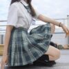 Japanese School Uniform JK Pleated Skirt Cosplay kawaii