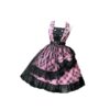 Kawaii Pink Plaid Lolita JSK Dress Bow kawaii
