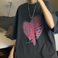 T-shirt med bröstkorgstryck Harajuku kawaii