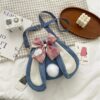 Cute Bow Bunny Ears Shoulder Bag canvas bag kawaii