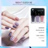 Kawaii Nails – Cute Tri-color Glitter Nail Polish Nail Art Gel kawaii