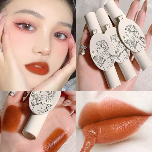 Beauty Girl Mirror Lipstick elvet Matte kawaii