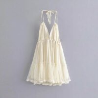 Letnie sukienki mini na ramiączkach Sukienka mini kawaii